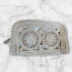 Wristlet tan MCI world of fine handbags